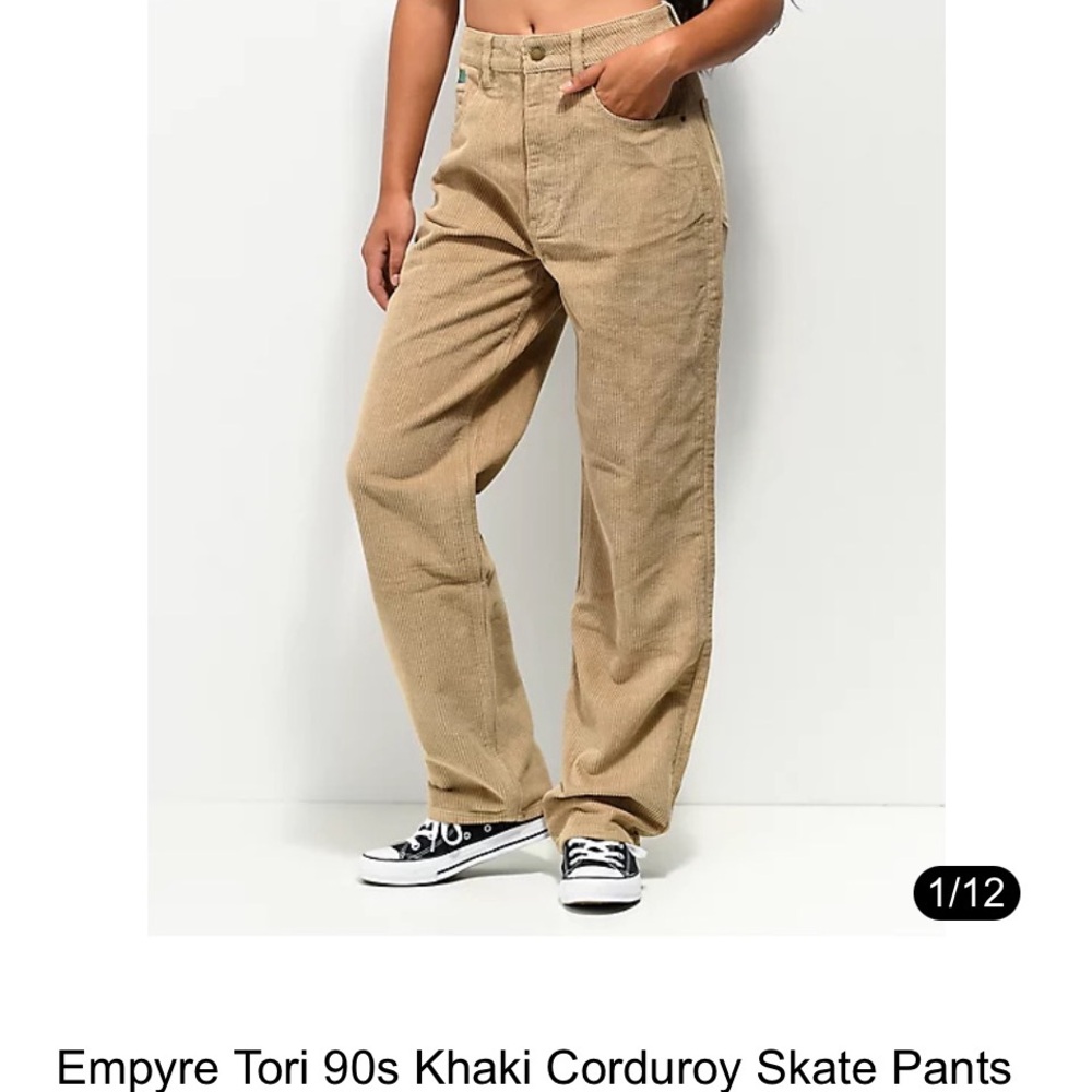 NWOT EMPYRE CORDUROY TAN JEANS